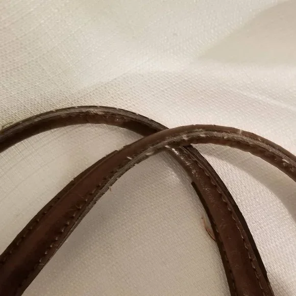 Cream Knit Canvas Floral Pattern Satchel Bag - Picture 7 of 12